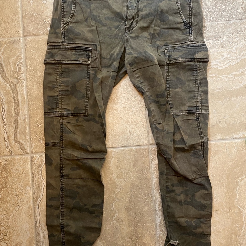 Hudson Jeans Olive Cargo Pants